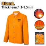 INGCO HGV0303 LARGE جكات لحام من جلد البقر Cowhide Welding Jacket