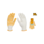 INGCO HGVK05 1 PAIR XL PVC كفوف قطن منقط كوتشوك Knitted Cotton Gloves with PVC Dots
