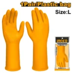 INGCO HGVP01 L 105-110G كفوف جلي طويل PVC Safety Gloves