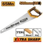 INGCO HHAS08500 500MM(20″) منشار خشب قبضة كوتشوك HAND SAW