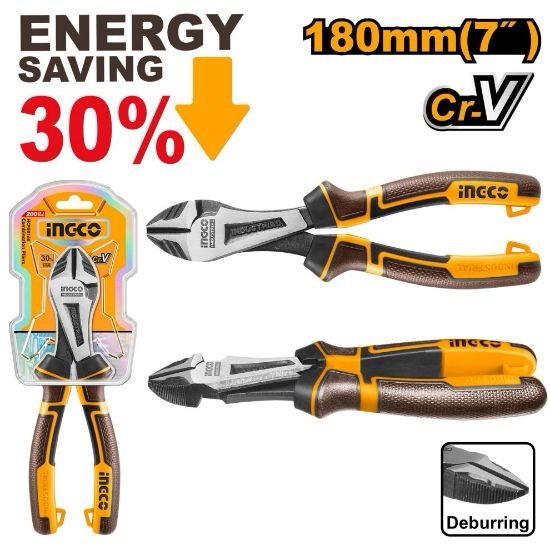 ingco-hhhdcp28180-7-قطاعة-بولاد-بوز-طويل-صناعية-high-leverage-heavy-duty-diagonal-cutting-pliers-lebanon.jpeg INGCO HHHDCP28180 7″ قطاعة بولاد بوز طويل صناعية HIGH LEVERAGE HEAVY-DUTY DIAGONAL CUTTING PLIERS - Image 1