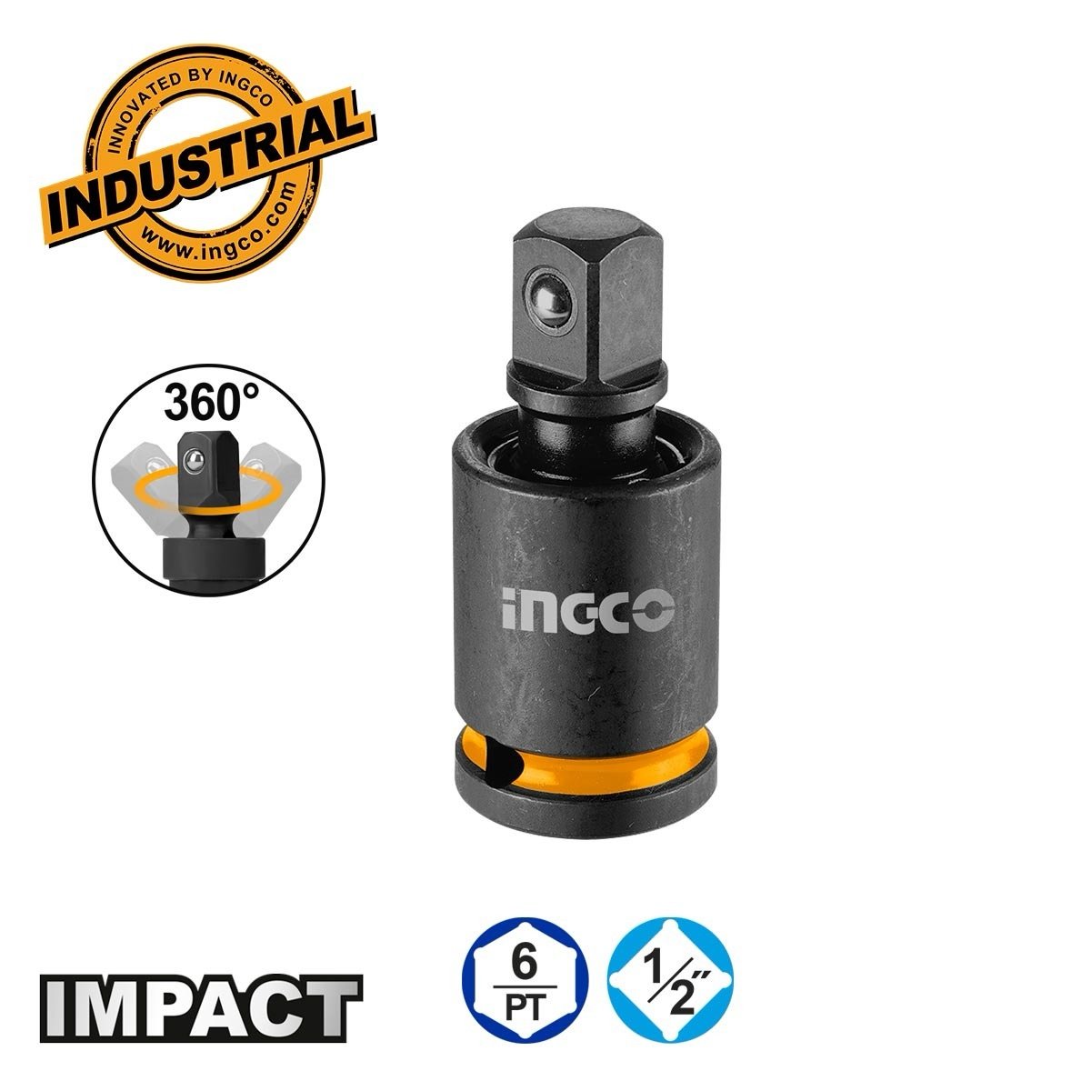 ingco-hhiuj1202-ادبتر-راس-متحرك-بولاد-12-impact-universal-joint-lebanon.jpeg INGCO HHIUJ1202 ادبتر راس متحرك بولاد “1/2 Impact Universal Joint - Image 1