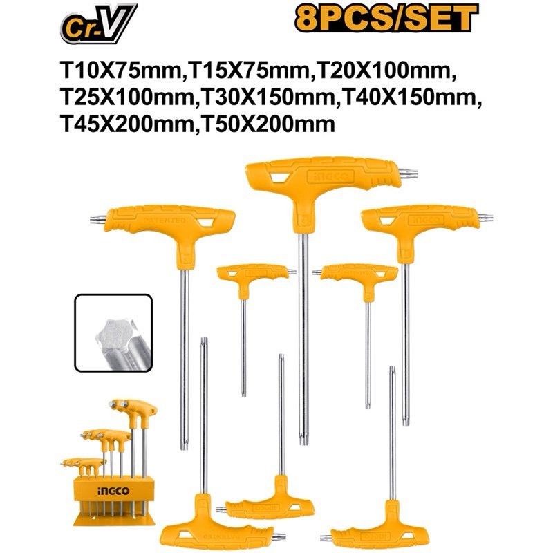 ingco-hhkt80838-8-pcs-طقم-منجم-بمسكة-مع-ستاند-t-handle-torx-wrench-set-lebanon.jpeg INGCO HHKT80838 8 PCS طقم منجم بمسكة مع ستاند T-Handle Torx Wrench Set - Image 1