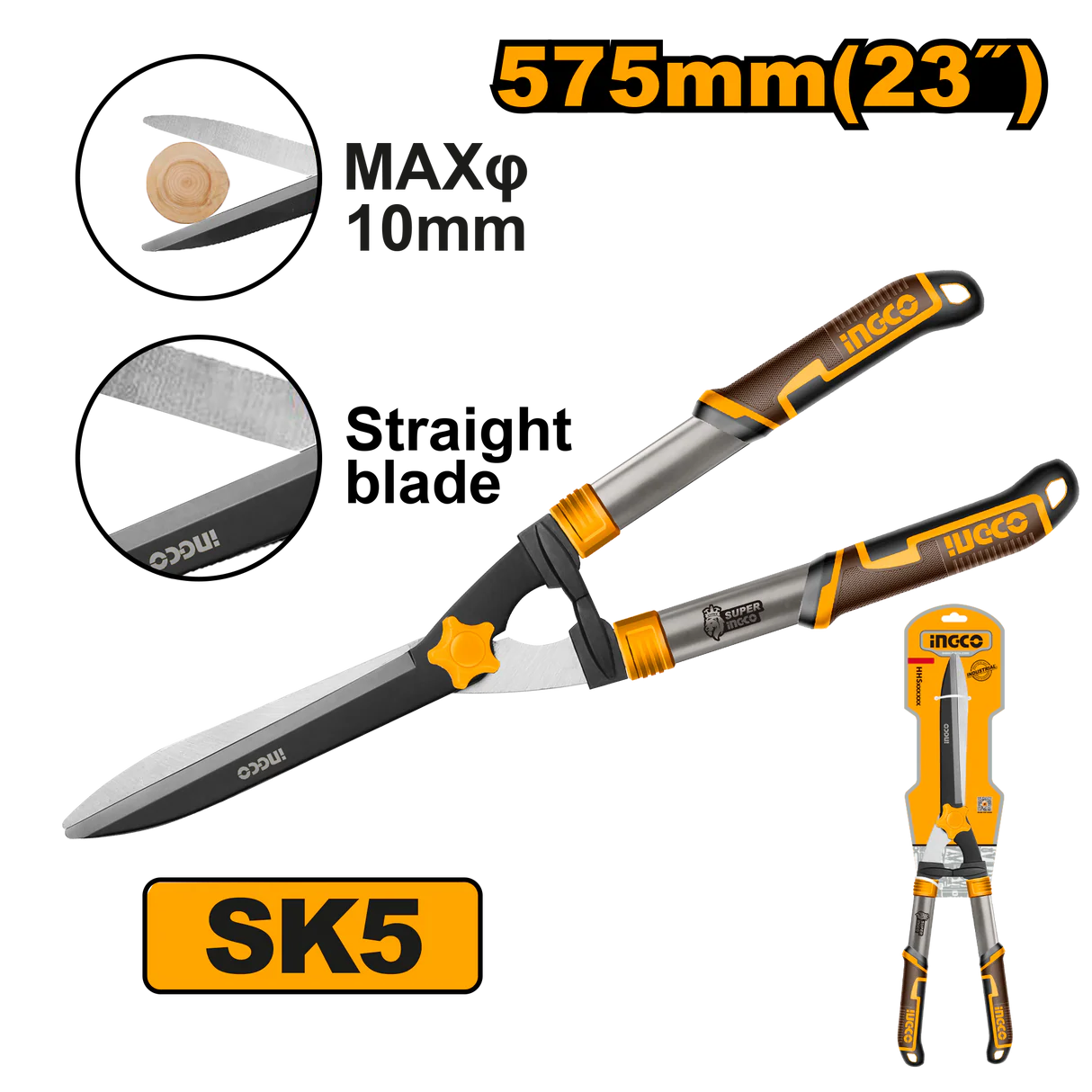 ingco-hhs6001-557mm-22-مقص-تشحيل-شجر-طويل-راس-جالس-hedge-shear-grass-cutter-scissors-trimmer-carbon-steel-lebanon.webp INGCO HHS6001 557MM 22″ مقص تشحيل شجر طويل راس جالس Hedge Shear Grass Cutter Scissors Trimmer Carbon Steel - Image 1