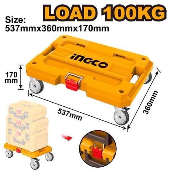 ingco-hhwb61001-537x360x170mm-قاعدة-شنط-قابل-للتكديس-بدواليب-وفرام-rolling-board-lebanon.jpeg INGCO HHWB61001 537X360X170MM قاعدة شنط قابل للتكديس بدواليب وفرام ROLLING BOARD - Image 1