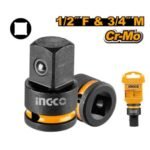 INGCO HIAD1234 ادبترتحويل بولاد 1/2 X 3/4″ Impact Universal Joint
