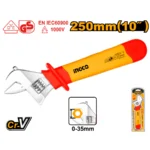 INGCO HIADW101 10″ 250MM 1000V مفتاح انكليزي صناعي معزول Insulated Adjustable Wrench