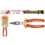 INGCO HILNP28168 1000 V 6″ بانسة معزولة بوز طويل INSULATED LONG NOSE PLIERS