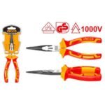 INGCO HILNP28208 1000 V 8″ بانسة معزولة بوز طويل Insulated Long Nose Pliers