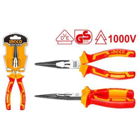 ingco-hilnp28208-1000-v-8-بانسة-معزولة-بوز-طويل-insulated-long-nose-pliers-lebanon.jpeg INGCO HILNP28208 1000 V 8″ بانسة معزولة بوز طويل Insulated Long Nose Pliers - Image 1