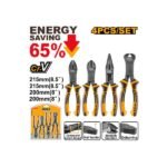 INGCO HKCPS5841 (8.5″-8″) ENERGY SAVING 65% طقم بانسات بولاد صناعي Compound Action Pliers Set