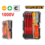 INGCO HKISD1008 10 PCS طقم مفكات معزول Interchangeable Insulated Screwdriver Set