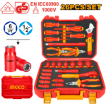 INGCO HKITH2601 26PCS 1000V طقم عدة معزول Industrial Insulated Hand Tool Set