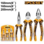 INGCO HKPS08318 3 PCS طقم بانسات PLIERS SET