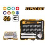 INGCO HKSDB0378 32PCS طقم مفك مع رؤوس للموبايلات Precision Screwdriver Set Suitable for Cellphone Repair