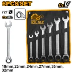 INGCO HKSPAR1061 19-32 MM طقم شق مسنن طقطاق Combination Spanner Set