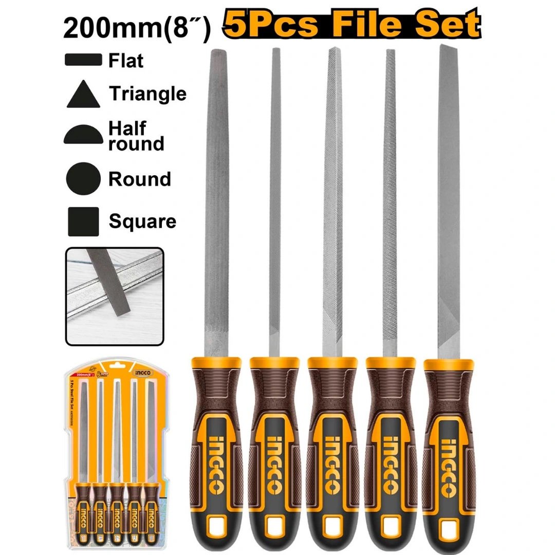 ingco-hktfs0508-l-5-pcs-طقم-مبارد-حديد-8-steel-file-set-5pcs-lebanon.jpeg INGCO HKTFS0508 l 5 PCS طقم مبارد حديد “8 STEEL FILE SET 5PCS - Image 1