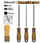 INGCO HKTFS1308 8″ 3 PCS طقم مبارد حديد STEEL FILE SET 200MM
