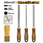 INGCO HKTFW0308 طقم مبارد خشب 3 قطع ET CARBON STEEL WOOD FILE CARPENTRY WOOD WORKING TOOL