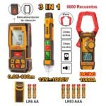 INGCO HLDD241202 3IN1 مجموعة متر ليزر+كلامبميتر+مفك تاست الكترون Combo Kit Laser Distance Detector with Laser & DC/AC Clamp Meter