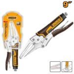 INGCO HLNP0209 بانسة لقط بوز طويل ” 9 Long Nose Locking Pliers