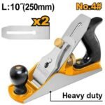 INGCO HPL02400 L:10″(250MM) NO4# فارة خشب صناعية بعيار شفرة ستانلس HEAVY DUTY BENCH PLANE