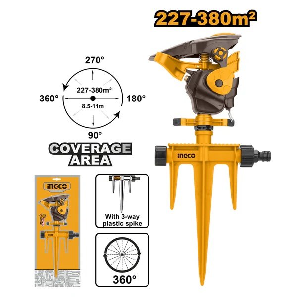 ingco-hps13601-360°-34-مرشة-غازن-اوتوماتيك-plastic-auto-gear-sprinkler-lebanon.jpeg INGCO HPS13601 360° 3/4″ مرشة غازن اوتوماتيك Plastic Auto Gear Sprinkler - Image 1