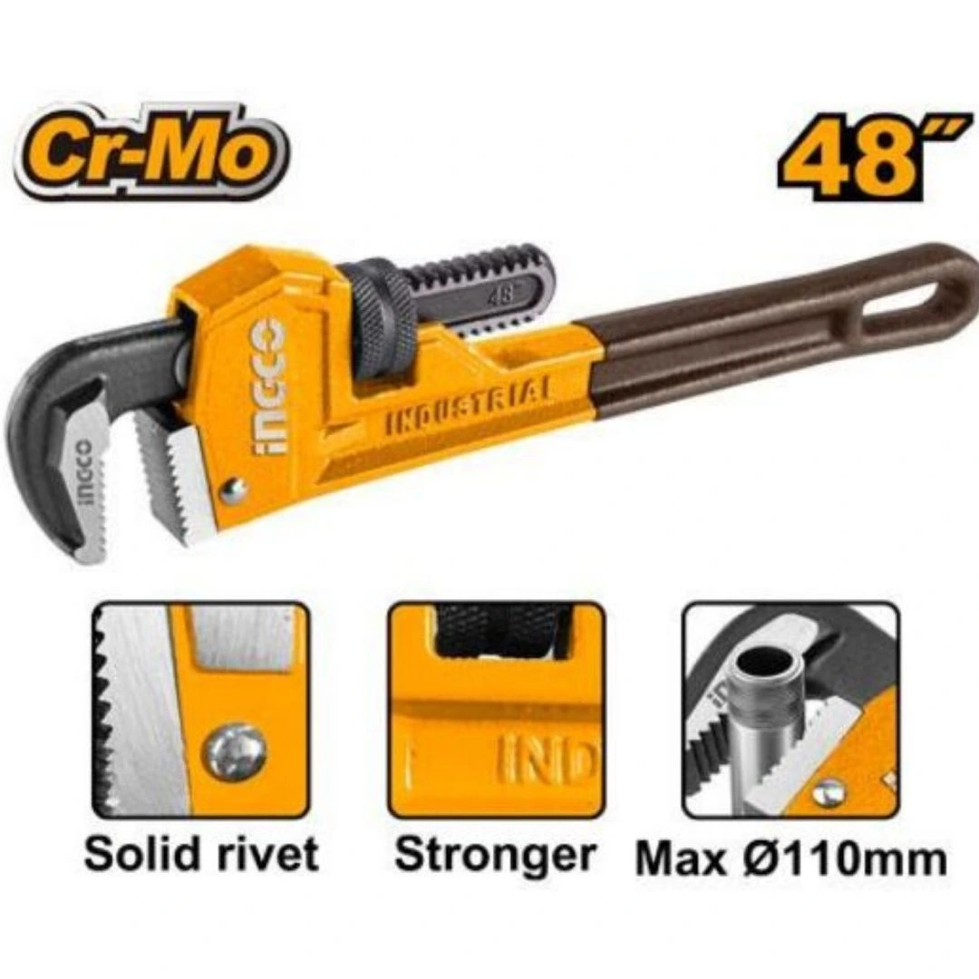 ingco-hpw0848-48-110mm-رنش-صناعي-مسكة-ملبس-كوتشوك-pipe-wrench-lebanon.webp INGCO HPW0848 48″ 110MM رنش صناعي مسكة ملبس كوتشوك Pipe wrench - Image 1