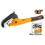 INGCO HPW1414 14″ 18X52MM رنش صناعي لقط تلقائي Ratcheting Piping Pipe Wrench