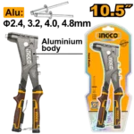 INGCO HR105 10.5″(2.4-4.8)MM بانسة تباشيم صناعية HAND RIVETER