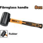 INGCO HRUH8808 8OZ/220G مظرق كوتشوك مسك فايبر Rubber hammer