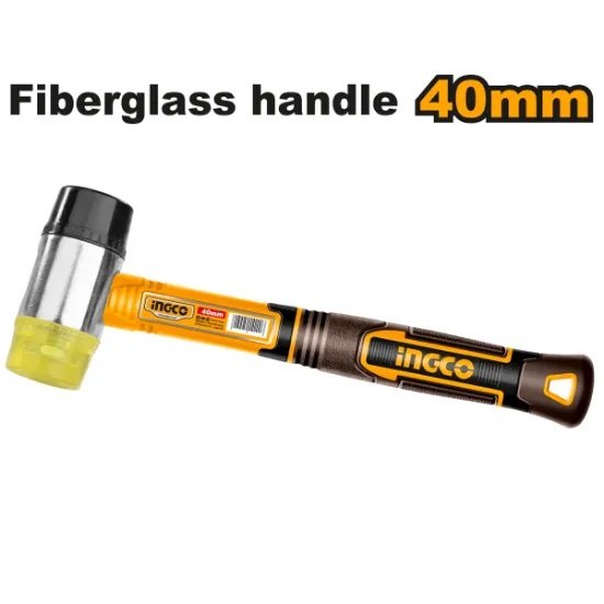 ingco-hruh8940-40mm-مطرقة-للالمنيوم-ميلة-كوتشوك-وميلة-بلاستك-rubber-and-plastic-hammer-lebanon.jpeg INGCO HRUH8940 40MM مطرقة للالمنيوم ميلة كوتشوك وميلة بلاستك Rubber and plastic hammer - Image 1