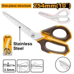INGCO HSCRS25088 245MM (10″) مقص ستانلستيل صناعي مرقم Industrial Heavy-Duty Scissor