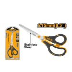 INGCO HSCRS812001 215MM (8.5″) مقص يدوي كبير Stainless Steel Scissors