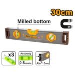 INGCO HSL38030M 30 CM زيبق مغنطيس المنيوم صناعي SPIRIT LEVEL WITH POWERFUL MAGNETS INDUSTRIAL