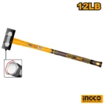 INGCO HSM81598 12 LB 5.44 KG مطرقة مسكة فايبرغلاس Sledge Hammer 12LB