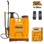 INGCO HSPP42002 20L 4.5 BAR مرشة ضهر مبيدات Manual Knapsack Garden Disinfectant Sprayer Backpack Sprayer
