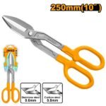 INGCO HTS0410 10”(250MM) مقص صاج Tin Snip Rubber Handle Scissors