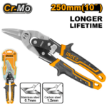 INGCO HTSN2610R 10″(250MM) مقص تول يمين CR-MO RIGHT CUT AVIATION SNIP