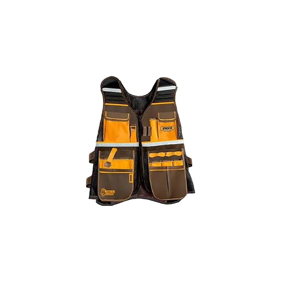 ingco-htvt0901-42-x-60-x-3-cm-جيليه-للعدة-tool-vest-safety-vest-lebanon.webp INGCO HTVT0901 42 X 60 X 3 CM جيليه للعدة Tool Vest | Safety Vest - Image 1