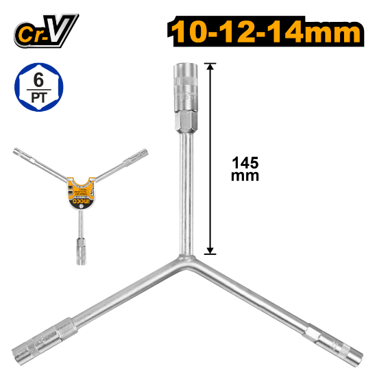 ingco-hysw101214-10-12-14-mm-y-طربوش-y-type-socket-wrench-lebanon.png INGCO HYSW101214 10-12-14 mm Y طربوش Y-Type Socket Wrench - Image 1