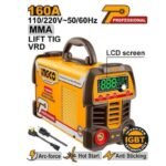INGCO ING-MMA16069 160A 1.6-4.0MM مكنة لحام انفرتر Inverter MMA/TIG Lift welding machine