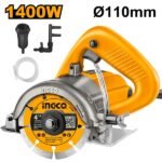 INGCO MC14008 1400W 110MM منشار قص رخام على الماء Marble Cutter Wet Cut