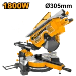 INGCO MT2S18002 1800 W مقطع خشب سحاب مع بلاطة Sliding Mitre saw and table saw