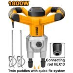 INGCO MX218008 1800W خلاط بويا صناعي Electric Mixer 2 Gears
