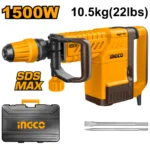 INGCO PDB15006 1500W SDS MAX كومبرسور تكسير Demolition Breaker / Hammer