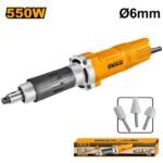INGCO PDG5501 550W 6 MM صاروخ جلخ وحفر نواعم صناعي Industrial Die Grinder
