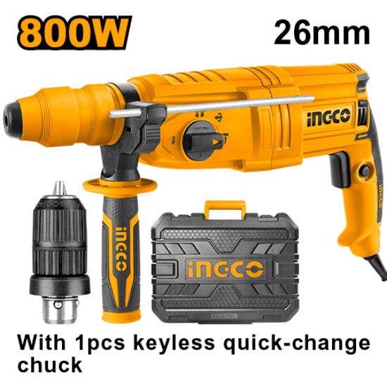 ingco-rgh9028-2-800w-sds-plus-مقدح-برم-وتكسير-مع-راس-تبديل-rotary-hammer-with-bag-and-interchangeable-chuck-lebanon.png INGCO RGH9028-2 800W SDS PLUS مقدح برم وتكسير مع راس تبديل Rotary Hammer with Bag and Interchangeable Chuck - Image 1
