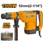INGCO RH1500528 1500W BOX+52MM ANTI-VIB SDS MAX كومبرسور برم وتكسير Rotary Hammer Industrial