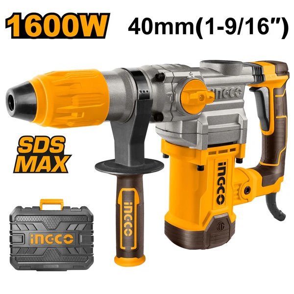 ingco-rh1600388-1600w-38mm-anti-vib-sds-max-كومبرسور-برم-وتكسير-industrial-rotary-hammer-lebanon.jpeg INGCO RH1600388 1600W 38MM ANTI-VIB SDS MAX كومبرسور برم وتكسير Industrial Rotary Hammer - Image 1